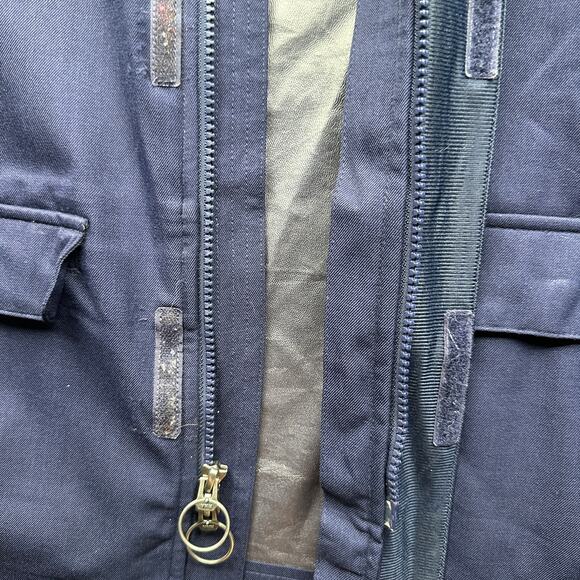 Under Armour Storm Penn State Parka Raincoat Jacket Men Large UW7233 Blue Hooded - Picture 8 of 16